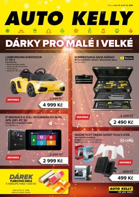 akční leták Auto Kelly 4.12.2018-31.12.2018