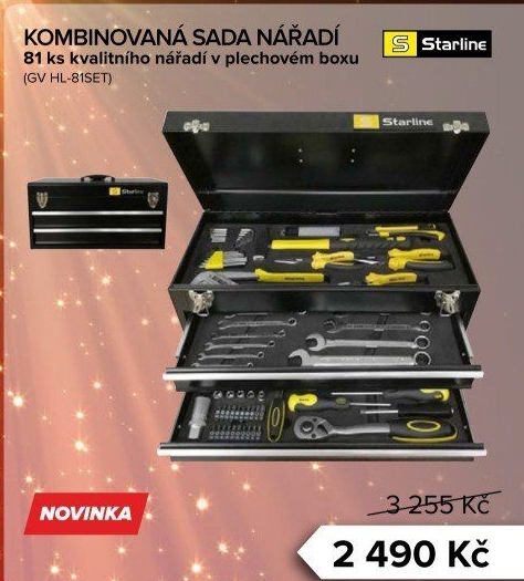 Sada ručního nářadí Starline