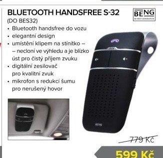 Bluetooth handsfree Beng S-32