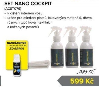 Autokosmetika Nano Cockpit set Starline