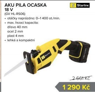 Aku pila ocaska Starline