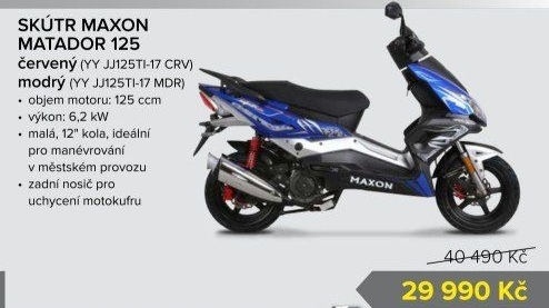 Skútr Maxon Matador 125