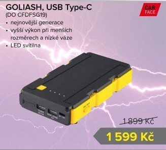 Startovací stanice a power bank Goliash