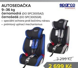 Autosedačka Sparco