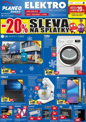 akční leták Planeo Elektro 5.12.2018-11.12.2018