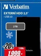 HDD 2TB USB 3.0 BLACK 53177 VERBATIM