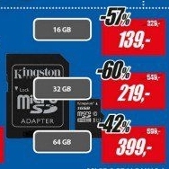 MicroSDHC 16GB UHS-I SDCSKINGSTON