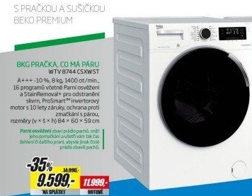 WTV 8744CSXWST PRAČKABEKO