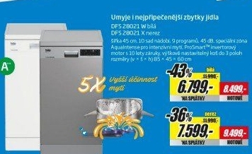 DFS 28021W MYČKA 45CMBEKO