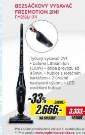 FM216LI 011 AKU TYČOVÝ VYSAVAČHOOVER