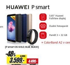 Huawei P smart gold + colorband A2 SADA