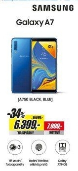 SM A750 Galaxy A7 BlackSAMSUNG