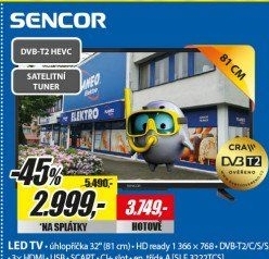 SLE 3222TCSH.265 (HEVC)SENCOR