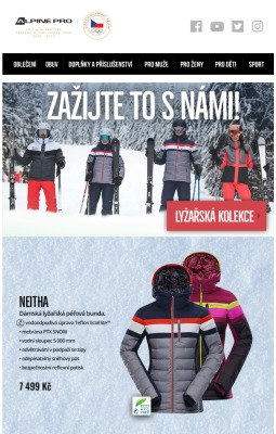 akční leták ALPINE PRO 5.12.2018-14.12.2018