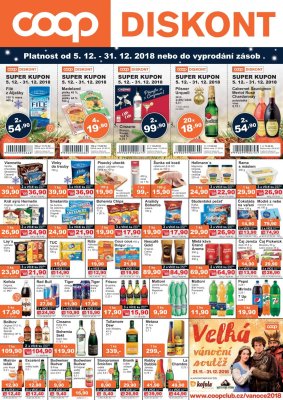 akční leták COOP 5.12.2018-31.12.2018