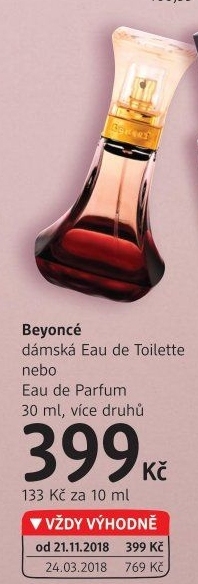 Toaletní voda dámská Beyoncé