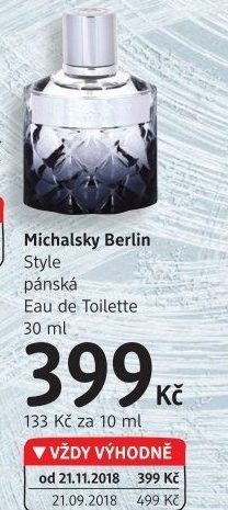 Toaletní voda pánská Style Michalsky Berlin