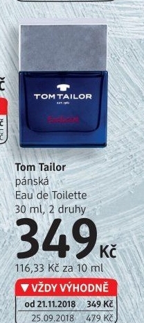 Toaletní voda pánská Tom Tailor