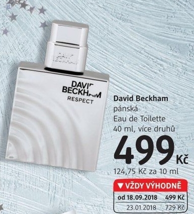 Toaletní voda pánská David Beckham