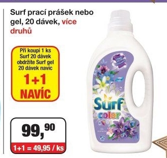 Prací prášek Surf