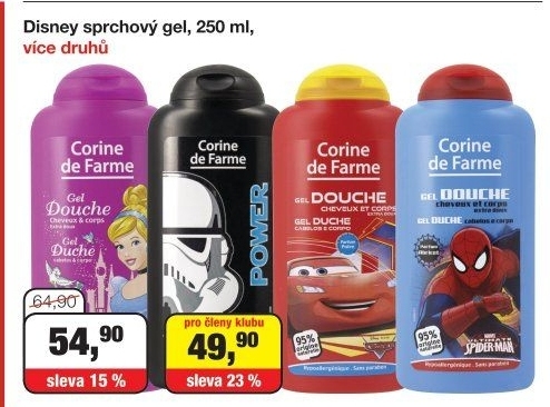 Sprchový gel a šampon 2v1 dětský Corine de Farme