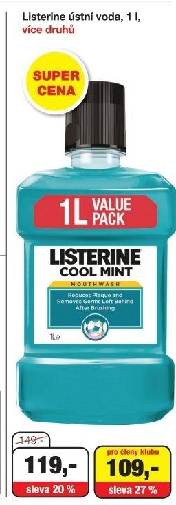 Ústní voda Listerine