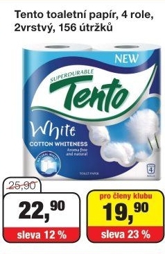 Toaletní papír 2vrstvý Tento