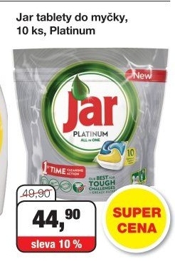 Kapsle do myčky Platinum Jar
