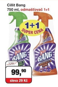 Balení čistič a odmašťovač Cillit Bang