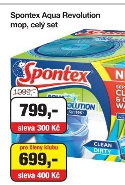Mop set Spontex Aqua Revolution System