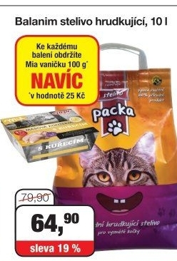 Stelivo pro kočky Packa Balanim