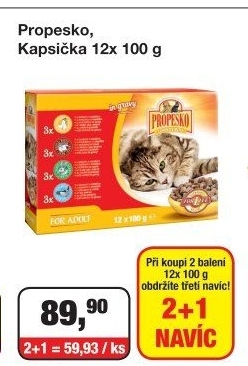 Kapsičky pro kočky Propesko