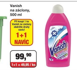 Prací prostředek na bělení záclon Vanish