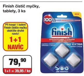 Čistič myčky při plné myčce Finish