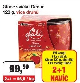 Vonná svíčka Glade by Brise
