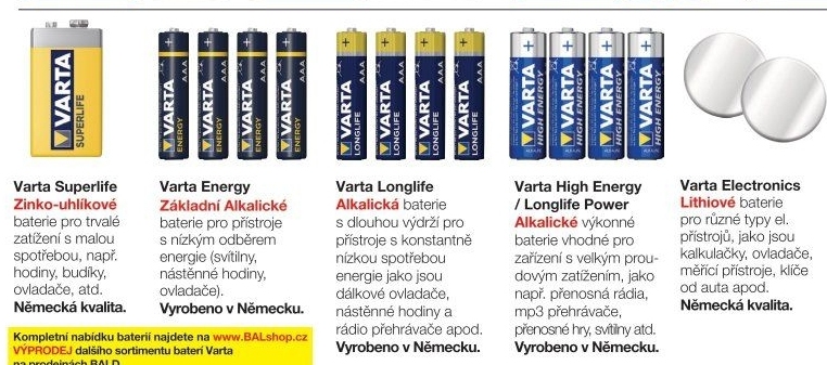 VARTA BATERIE