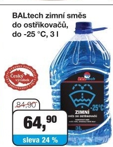 Zimní směs do ostřikovačů Baltech