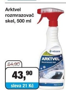 Rozmrazovač skel Arktvel Velvana