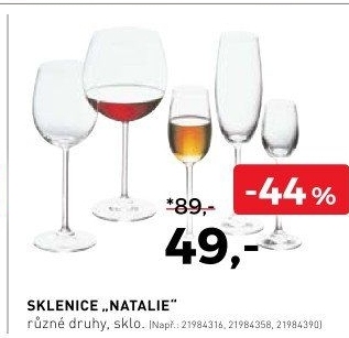 Sklenice Natalie
