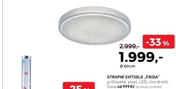 Stropní svítidlo Frida