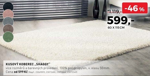 Kusový koberec Shaggy