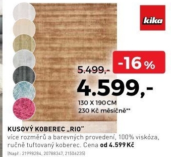 Kusový koberec Rio
