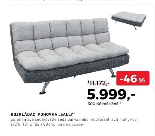 Rozkládací pohovka Sally