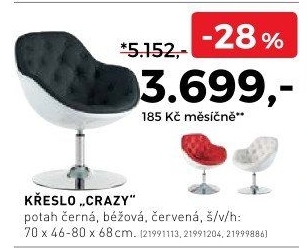 Křeslo Crazy