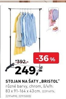 Stojan na šaty Bristol