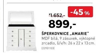 Šperkovnice Amarie