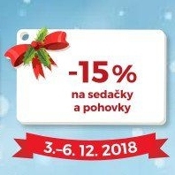 -15% na sedačky a pohovky