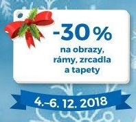 -30% na obrazy, rámy, zrcadla