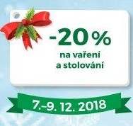 -20% na vaření a stolování