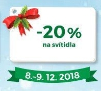 -20% na svítidla